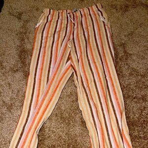 Women’s striped pants size small/medium